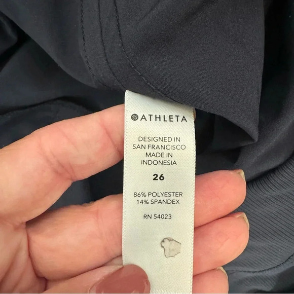 Athleta Nolita Wide Leg Navy Pants - Picture 8 of 9
